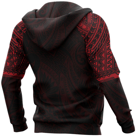 Image of Aotearoa Maori Tattoo Hei Matau All Over Hoodie