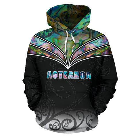Image of Aotearoa Paua Shell Hoodie front