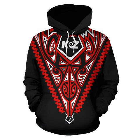 Image of Born New Zealand Hoodie - Polynesian Tattoo by The Oceania Store for Men and Women