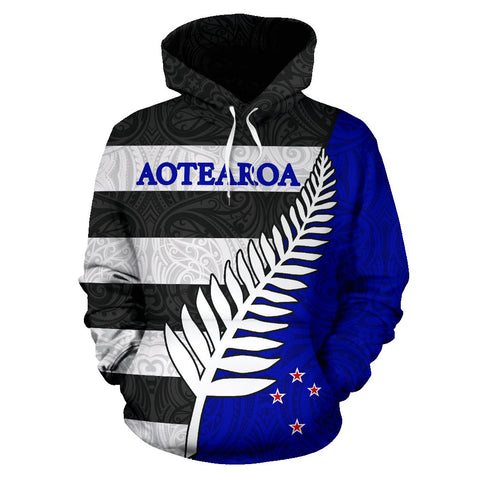 Image of Aotearoa - New Zealand Silver Fern Pattern Maori front