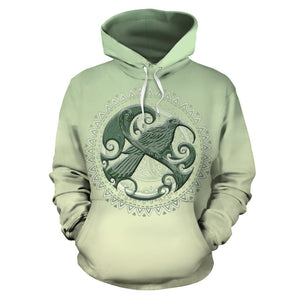 Huia Bird New Zealand Hoodie by The Oceania Store for Men and Women