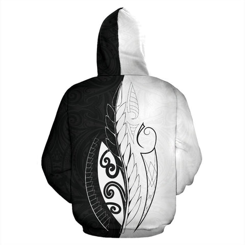Image of New Zealand Rugby Hoodie | Kia Kaha And Bring It On Zip Up