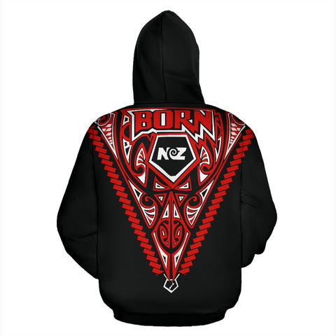 Image of Born New Zealand Hoodie - Polynesian Tattoo„¢ by The Oceania Store for Men and Women