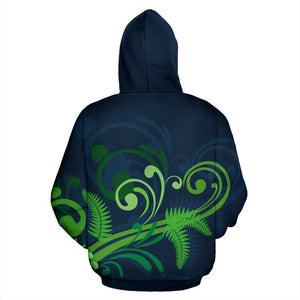 New Zealand Silver Fern Hoodie Green