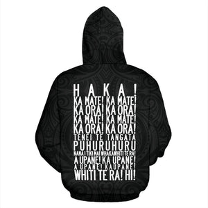 New Zealand Rugby Hoodie | Haka Dance Black