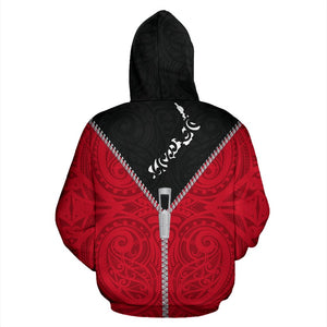 New Zealand Hoodie With Straight Zipper Style