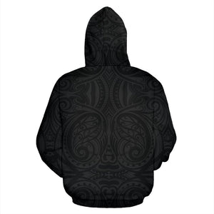 Silver Fern Hoodie | Rugby Three Fern Zip Up Style
