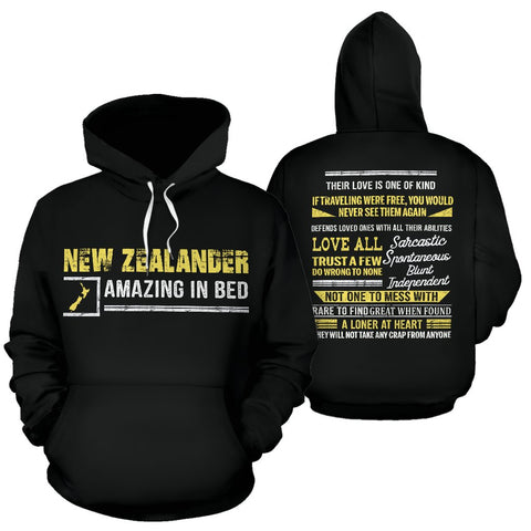 Image of New Zealander -  Amazing In Bed„¢ Hoodie by The Oceania Store for Men and Women