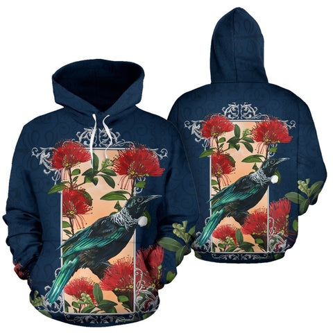 Image of Tui and Pohutukawa„¢ New Zealand Hoodie by The Oceania Store for Men and Women